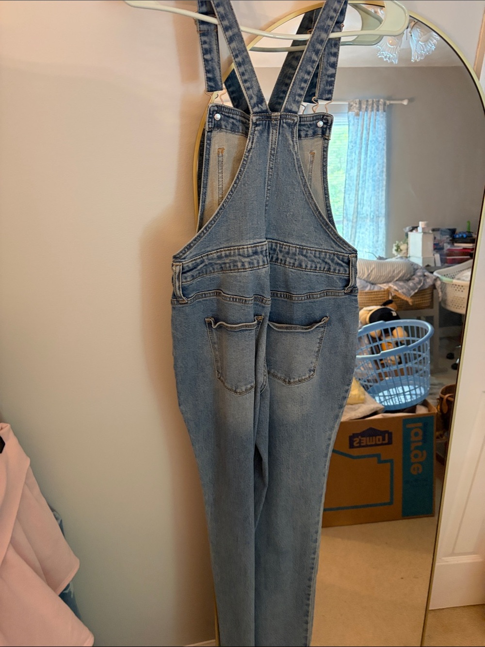 Universal Thread Women's Blue Denim Overalls - Picture 5 of 5